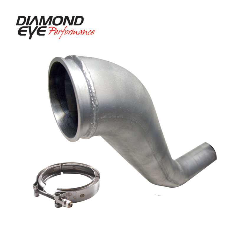 Dodge 3500 Performance Exhaust - Diamond Eye Performance - Downpipe HX40 Turbo-Direct Flange with V-Band Clamp - `94-`02